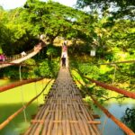 Hanging bridge at sevilla